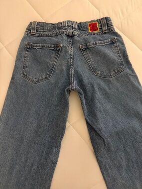 Empyre Blue Straight Leg Jeans Size 25 Y2K Skater Denim